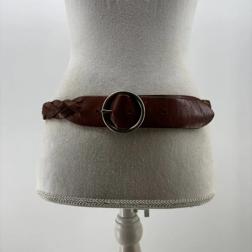 Liz Claiborne Belt Women's Braided Boho Weaved Y2K